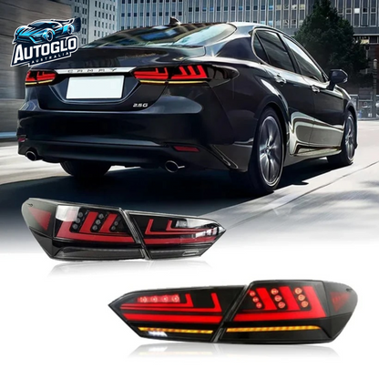 Autoglo Australia Taillights Fit/For Toyota Camry 2018-2021 With black strip