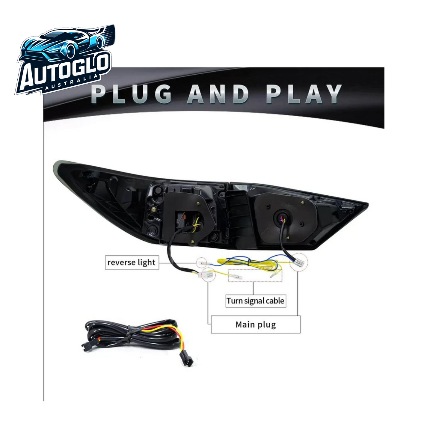 Autoglo Australia LED Tail Lights For Lexus ES350 ES 300h 2013-2018
