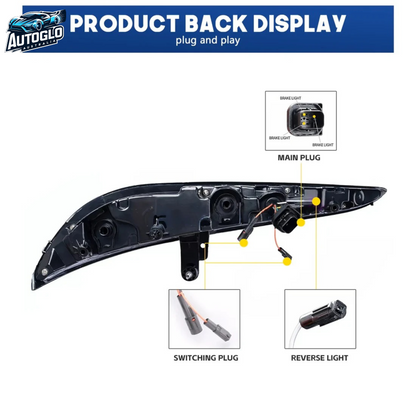 Autoglo Australia LED Tail Lights for Toyota Supra A91GR 2018-2023 DRL Start up Animation