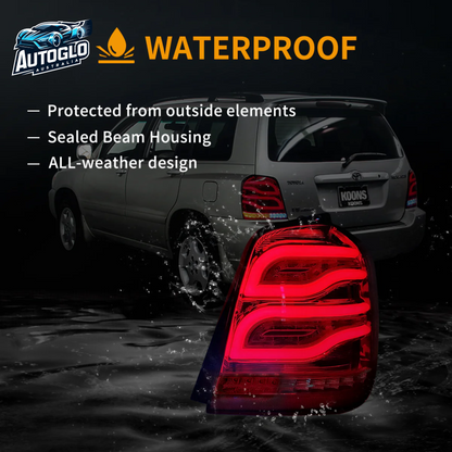 VLAND LED Tail Light For Toyota Kluger 1st Gen(XU20) 2001-2007 Rear Lamp