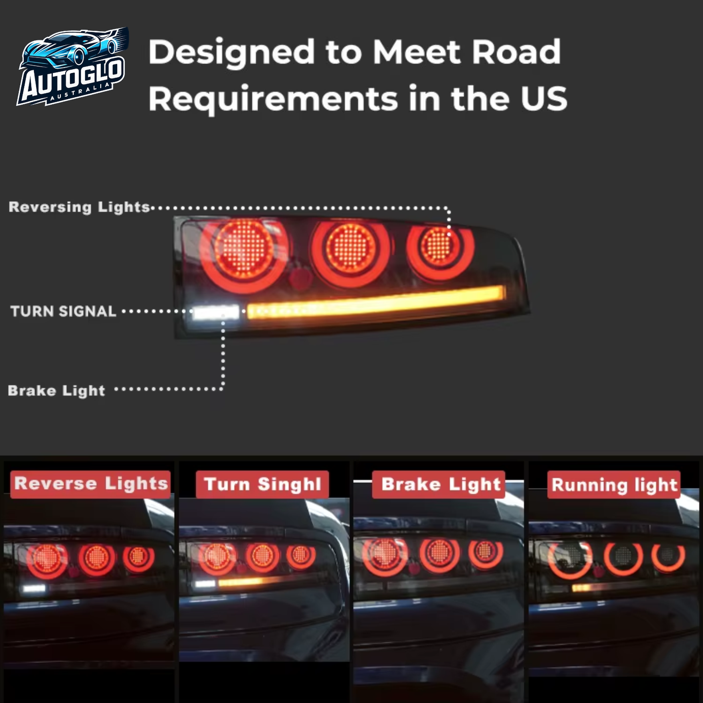 Autoglo Australia Nissan 400Z Tail Lights 2022–Up