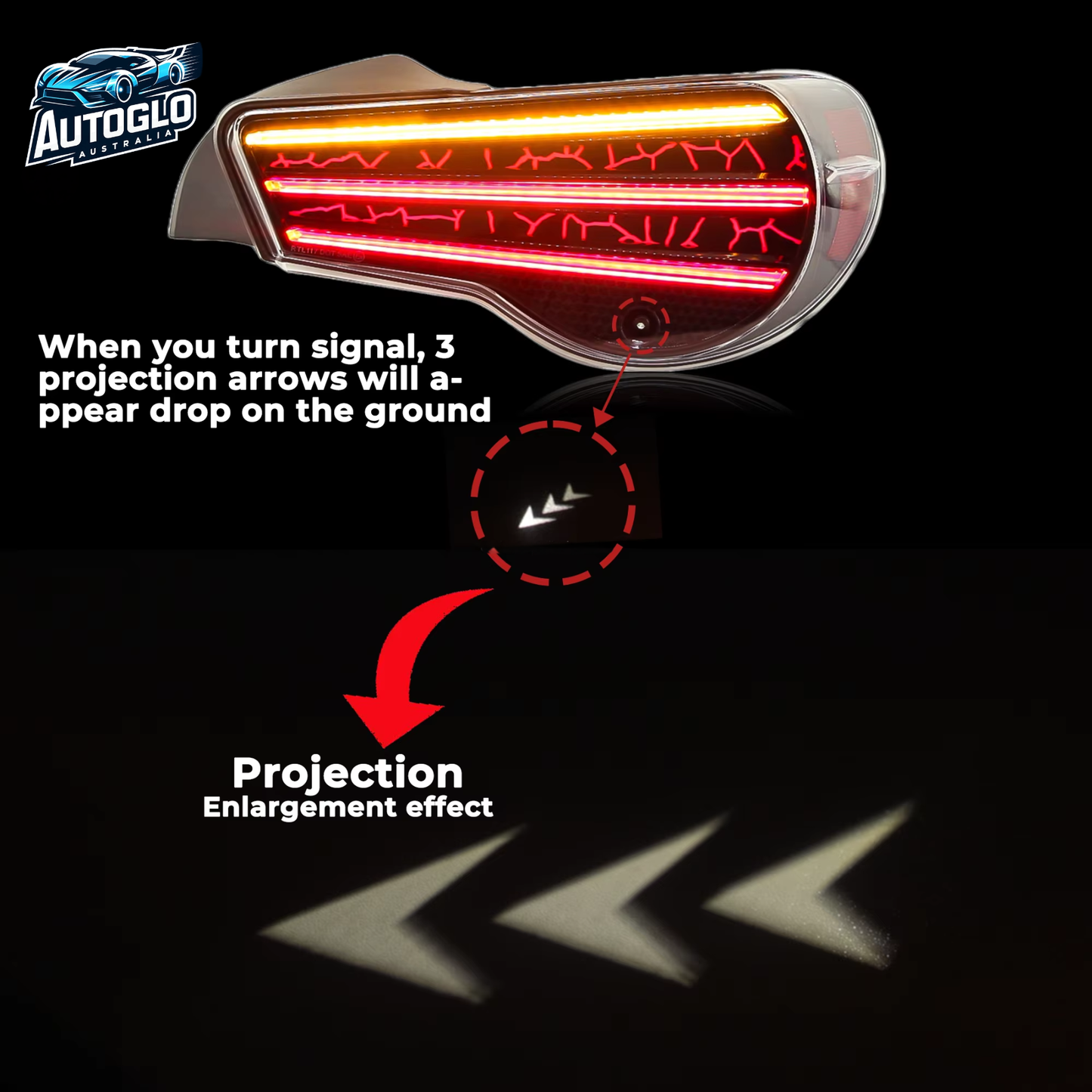 Autoglo Australia Toyota GT86 / Subaru BRZ 2012–2020 LED Tail Lights