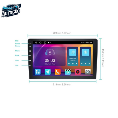 Autoglo Australia 9" (2GB+32G) Android Carplay BT GPS Stereo for NISSAN X-Trail (1998-06)