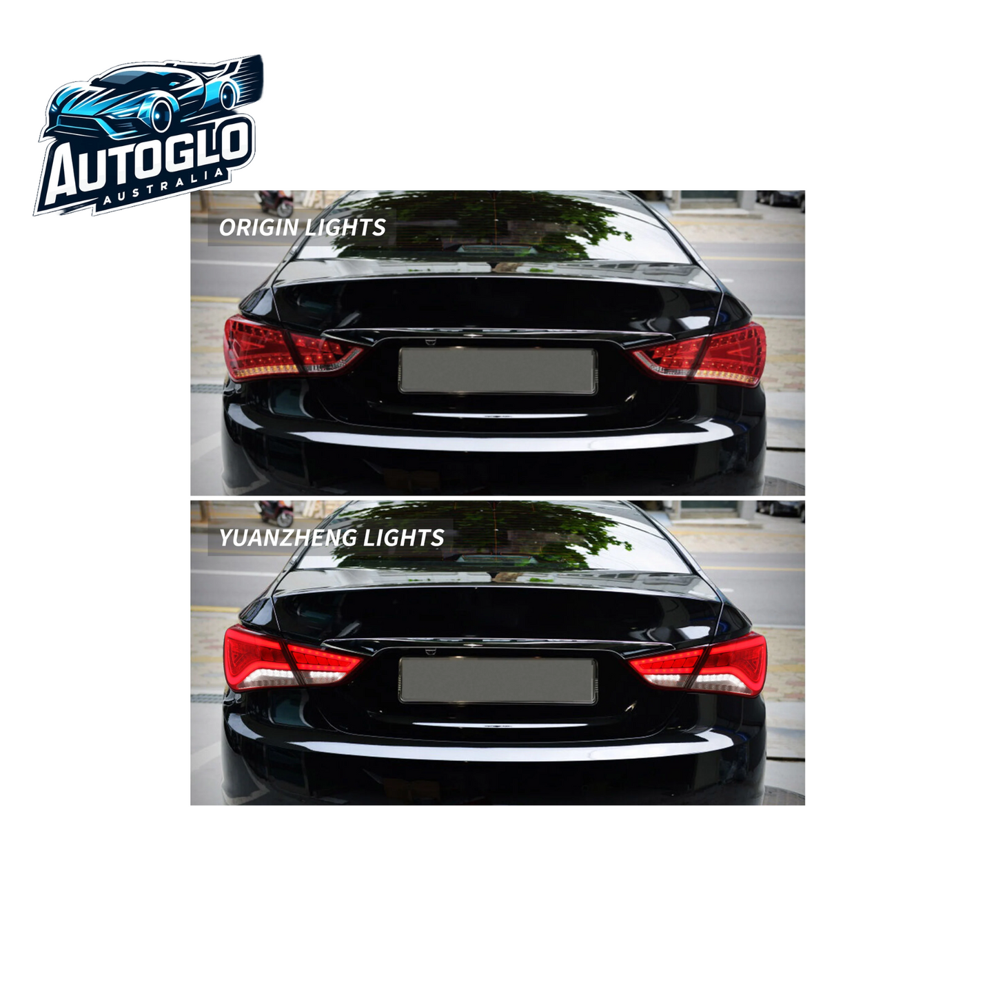 VLAND Full LED Tail Lights For Hyundai Sonata 6th Gen Sedan 2011-2014