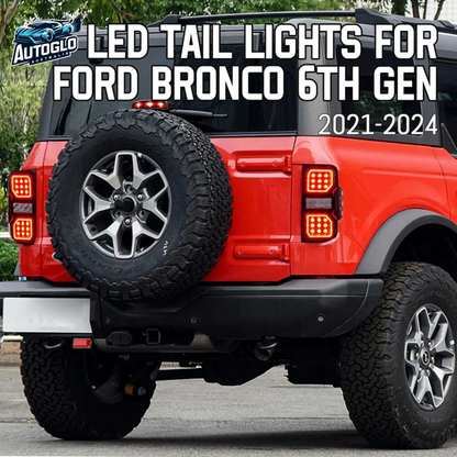 Autoglo Australia LED Tail Lights for Ford Bronco 6th Gen 2021–2024