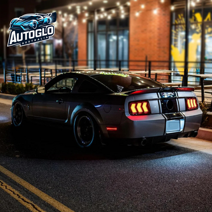 Autoglo Australia FULL LED Tail lights For Ford Mustang 2005-2009 Start UP Animation