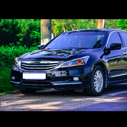 VLAND Demon Eyes LED Projector Headlights For 2008-2012 Honda Accord Sedan
