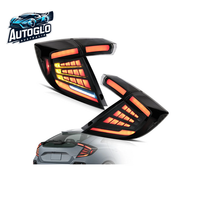 VLAND Tail Lights For Honda Civic Hatchback LX Sport EX 2016-2021 [5 Door|10th Generation]