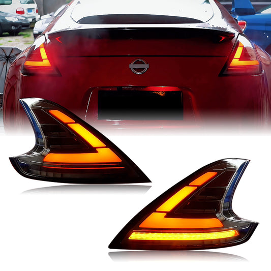 Smoked LED Tail Lights for Nissan 370Z (2008-Present) | Autoglo Australia