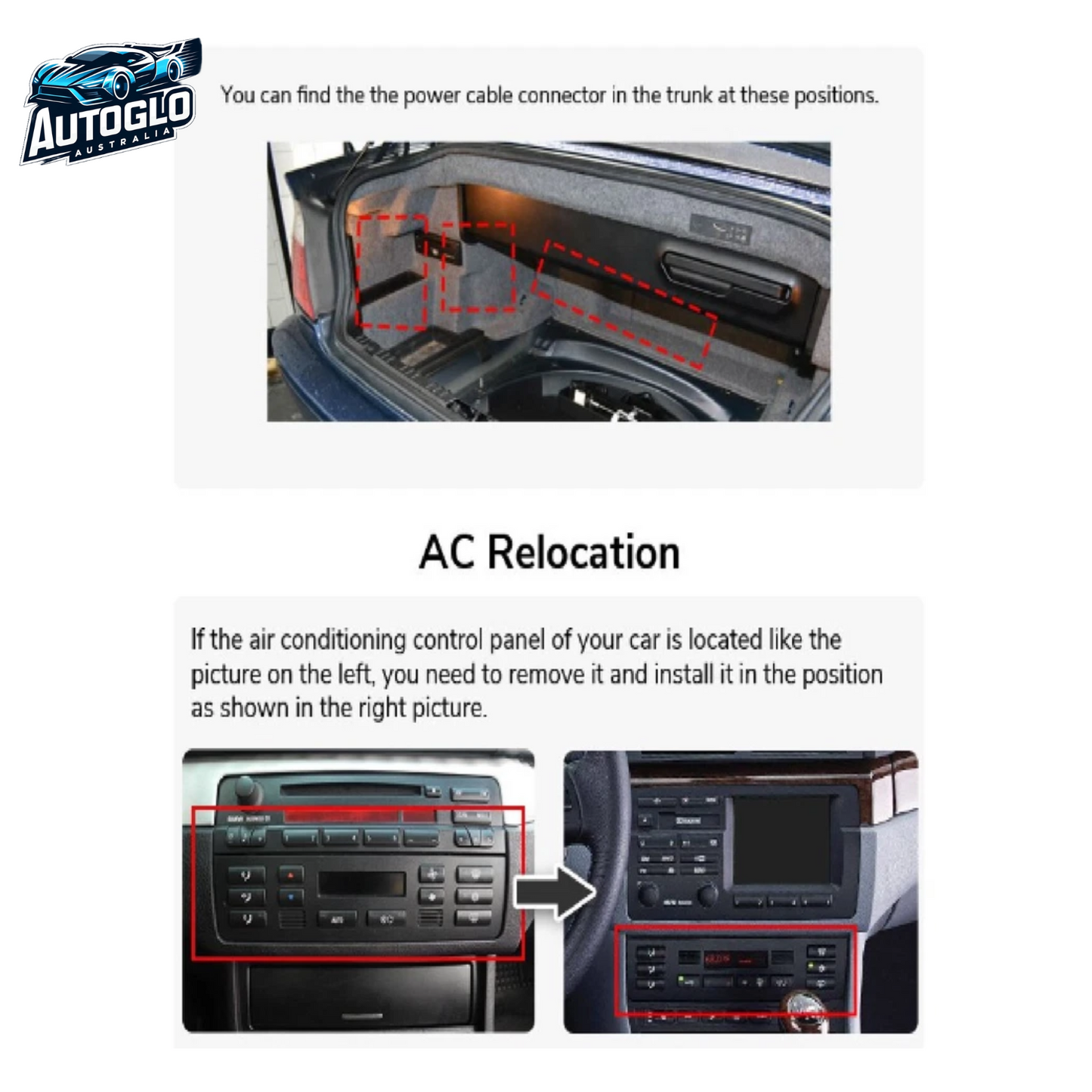 Autoglo Australia 9" (2G+32G) GPS BT WiFi CARPLAY ANDROID 13 Stereo BMW 3 Series E46 (1998-2006)