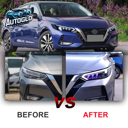 Autoglo Australia Brand New LED Headlights for  Nissan Pulsar 2020 2021 2022
