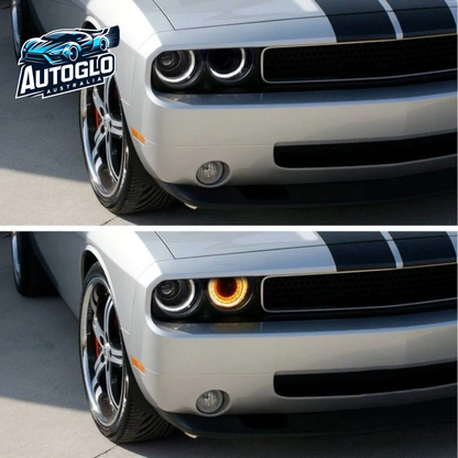 VLAND Dual Beam Projector Headlights For Dodge Challenger 2008-2014