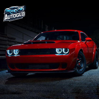 VLAND Dual Beam/RGB LED Headlights For Dodge Challenger 2015-2019