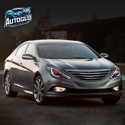 VLAND Dual Beam Sequential Headlights For Hyundai Sonata 2011-2014 ABS PMMA GLASS Material (Bulbs Not Included)