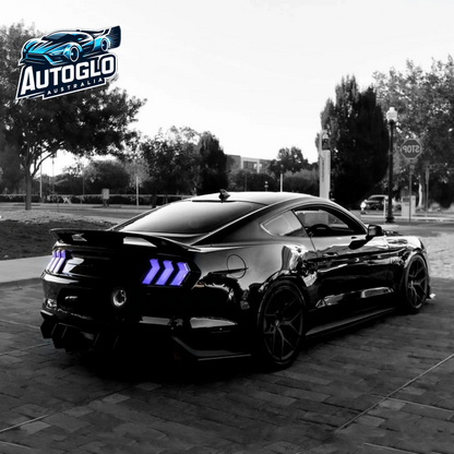 Autoglo Australia LED Tail Lights for Ford Mustang 2015-2023 DRL Animation 6 Kinds Mode Of Turn Signal Rear Lamp Plug And Play