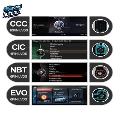 Autoglo AustraliaBMW 1/2 Series F20 NBT 12.3" XL FHD Carplay Android BT GPS 4G Auto Stereo (CIC)