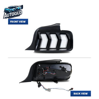 Autoglo Australia FULL LED Tail lights For Ford Mustang 2005-2009 Start UP Animation