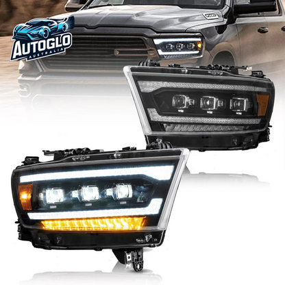 VLAND Full LED Headlights For Dodge Ram 2019-UP