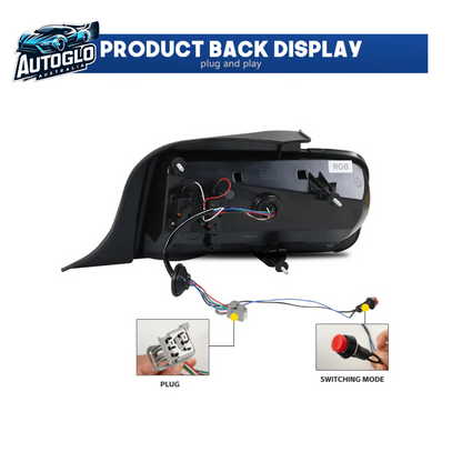 Autoglo Australia LED RGB Tail lights For Ford Mustang 2005-2009 Rear Lamp