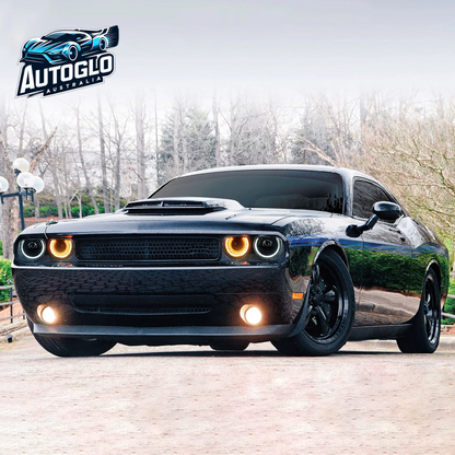 VLAND Dual Beam Projector Headlights For Dodge Challenger 2008-2014