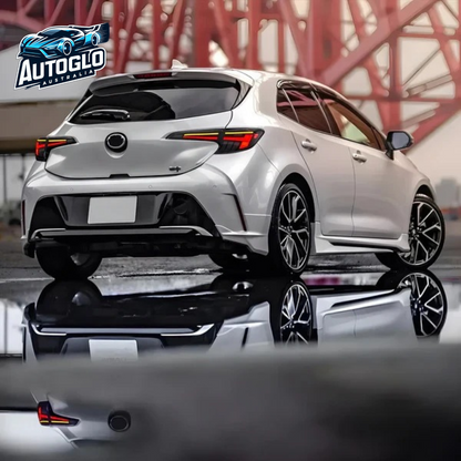 Autoglo Australia Led Tail Lights For Toyota Corolla Hatchback 2018-2023 DRL Start UP Animation