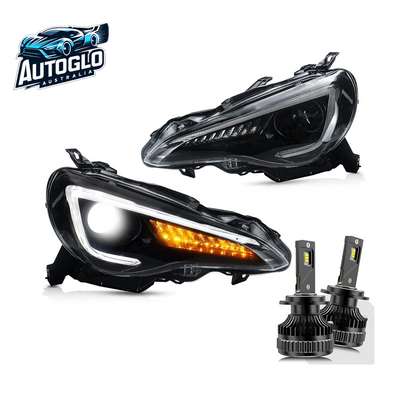 NEW Vland Headlights for 86/BRZ/FRS 2012-2021 - Sequential and Black Housing
