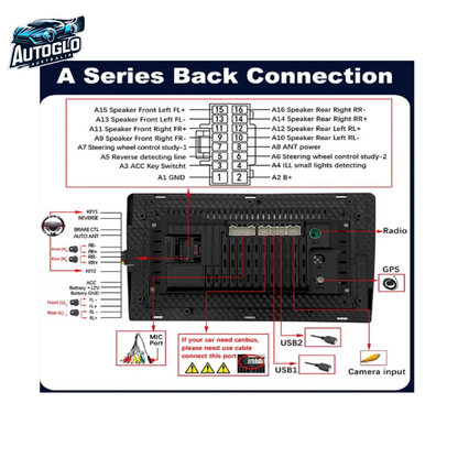 Autoglo Australia 9" (2G+32G) GPS CARPLAY ANDROID Stereo Amp Decoder HYUNDAI VELOSTER (2011-17)