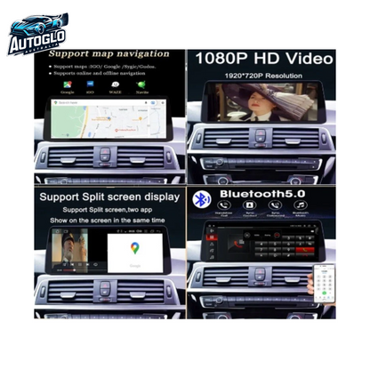 Autoglo Australia BMW 3 Series E90/91 5 Series E61/61 12.3" XL FHD Carplay Android Stereo BT CIC
