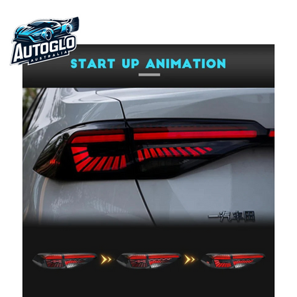 Autoglo Australia Tail Lights For Toyota Corolla 2020-2024 middel east version with Intermediate lamp