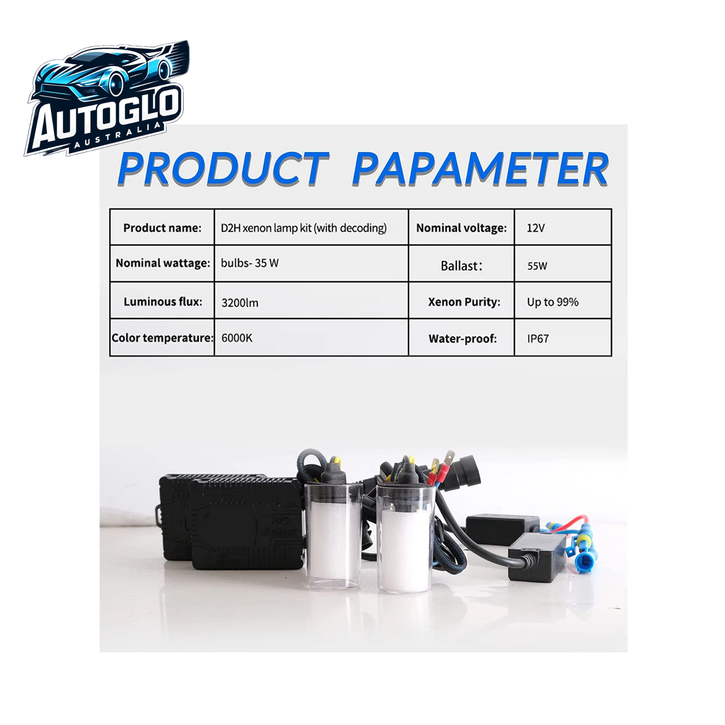 VLAND LED Projector Headlights  Fit for 2012-2015 Hyundai Elantra【Avante MD】