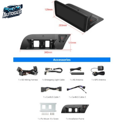 Autoglo Australia 10.25" Android Carplay Car Stereo For Audi A4 B8 A5 CONCERT MMI (2009-16)