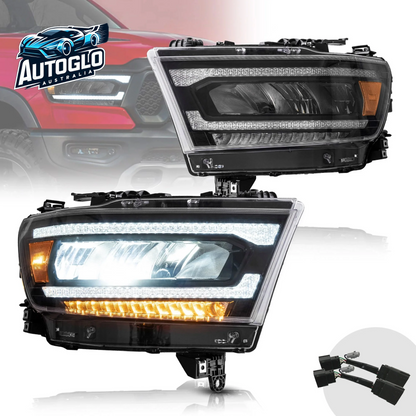 VLAND Full LED Headlights For Dodge Ram 2019-UP