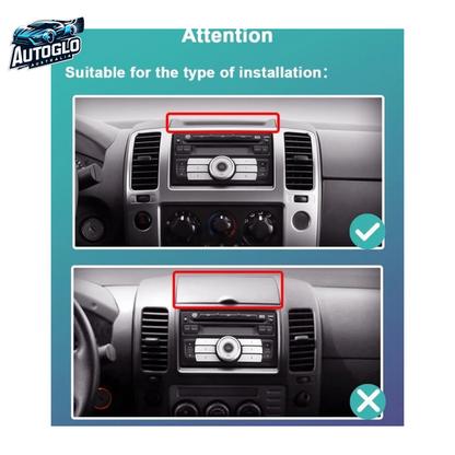 Autoglo Australia 9" (2+32G) Android 13 Carplay GPS WiFi BT Stereo for NISSAN NAVARA D40 (2005-12)