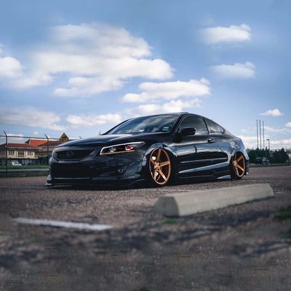 VLAND Demon Eyes LED Projector Headlights For 2008-2012 Honda Accord Sedan