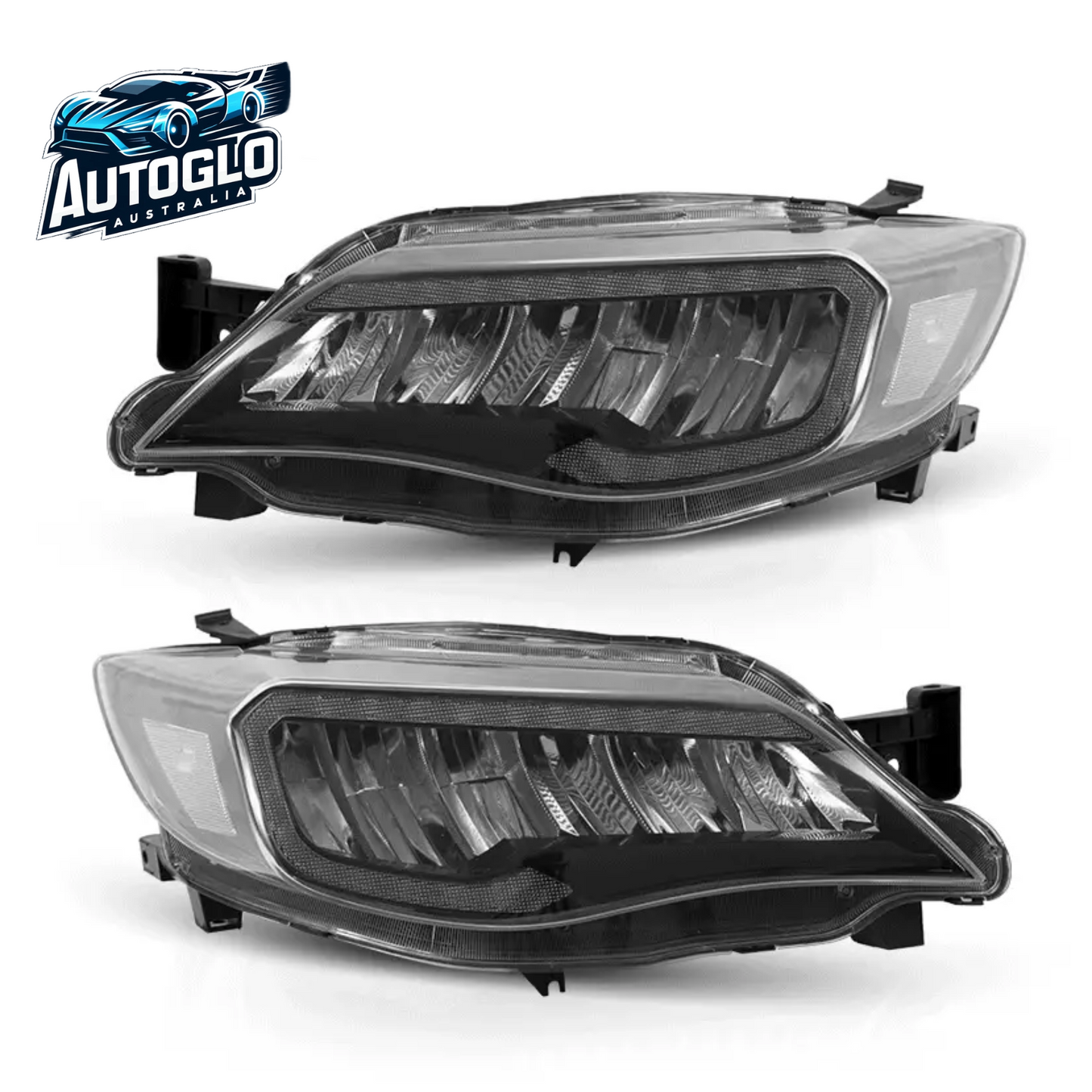VLAND LED Headlights For Subaru WRX STI 2008-2014 With Animation Breathing DRL