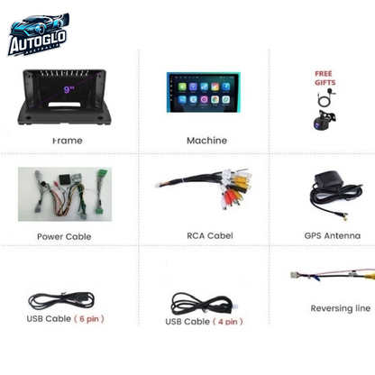 Autoglo Australia 9" Android Carplay BT GPS Stereo for VOVLVO XC70 V70 S60 2GB+32G (2004-13)