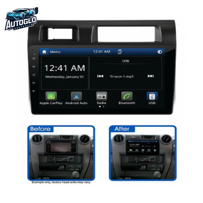 Autoglo Australia 10.1" Carplay Android 13 GPS BT Stereo for TOYOTA LANDCRUISER (2+32GB) 2007-15