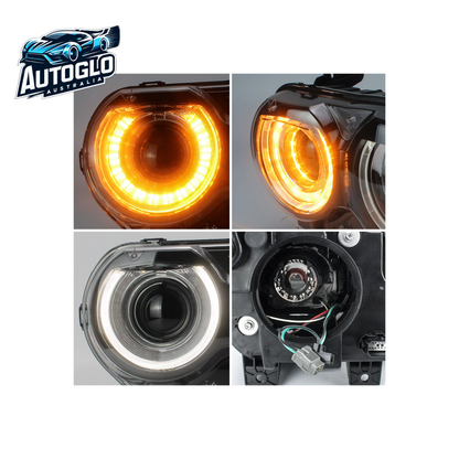 VLAND Dual Beam/RGB LED Headlights For Dodge Challenger 2015-2019