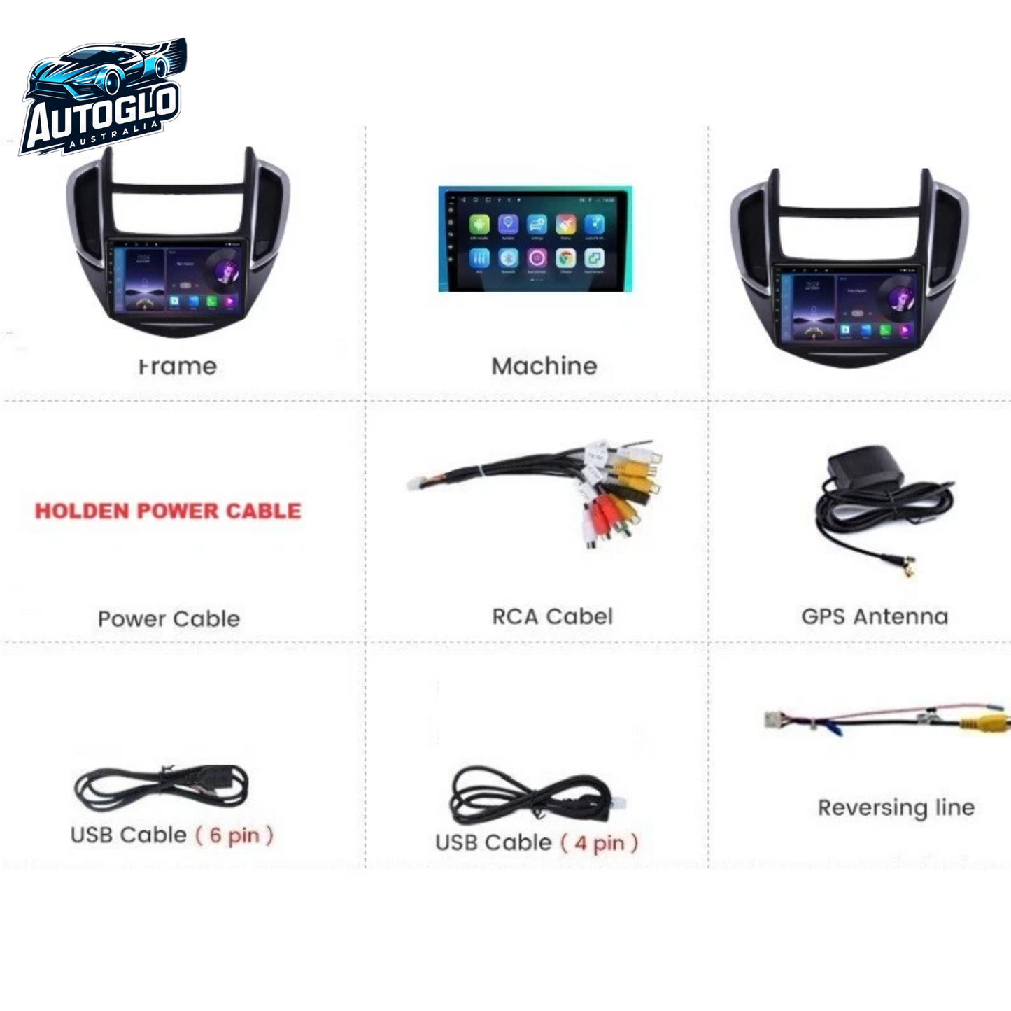 Autoglo Australia 9" Android Carplay BT GPS Stereo for HOLDEN TRAX TJ 2GB+32G (2013-17)