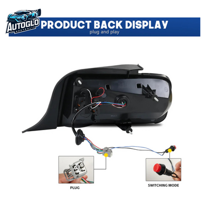 Autoglo Australia FULL LED Tail lights For Ford Mustang 2005-2009 Start UP Animation