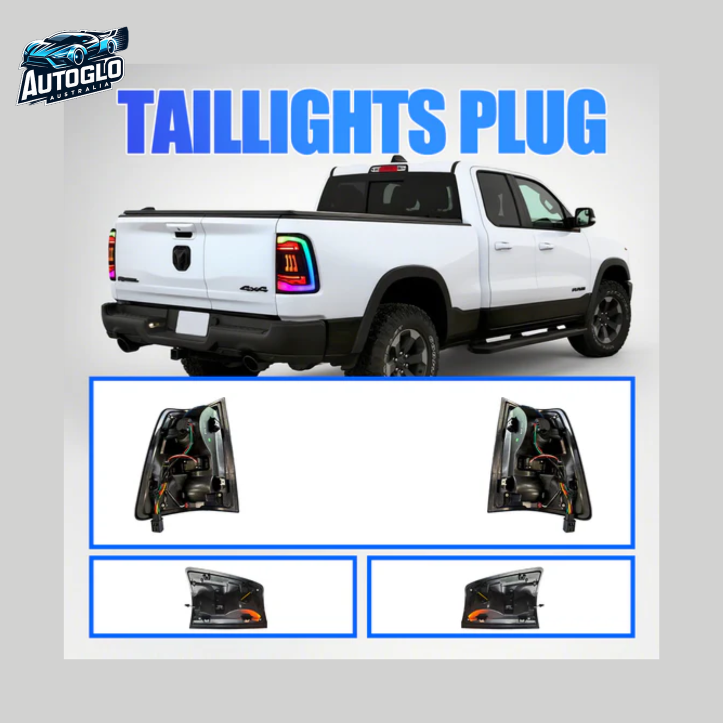 Autoglo Australia Ram 1500 2009–2018 RGB Taillights