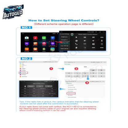 Autoglo Australia 9" Android Carplay BT GPS Stereo for Chrysler 300C AMP 2GB+32G (2004-11)