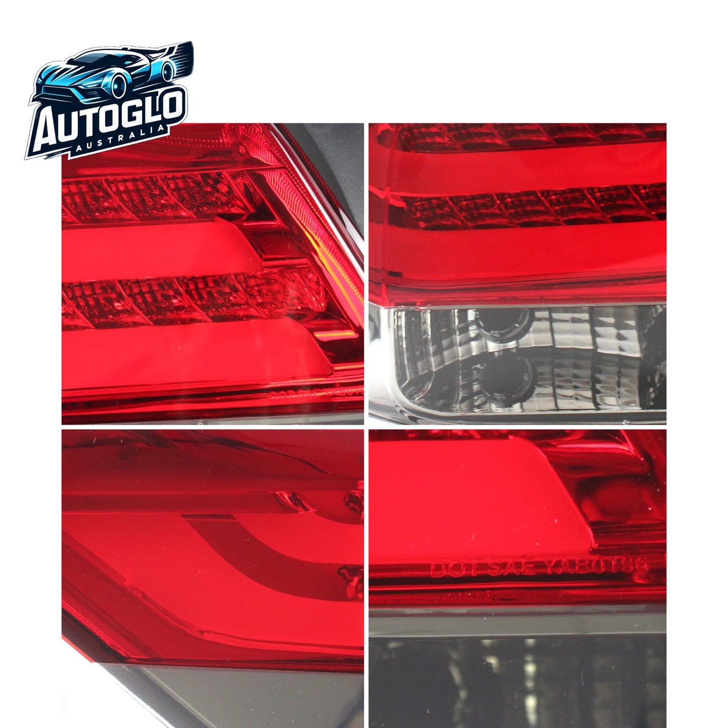 VLAND 2PCS LED Tail Lights For Honda Accord Inspire 8th Gen Sedan 2008-2013(Not For Coupe)