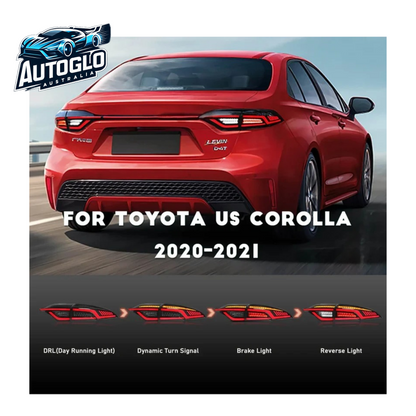 Autoglo Australia Taillights Fit/For Toyota US Corolla 2020-2024