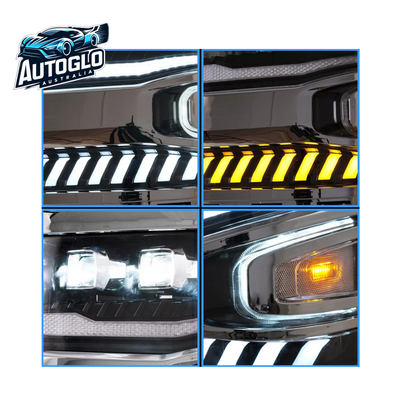 VLAND Projector LED Headlights For Chevy Silverado 1500 2016-2019