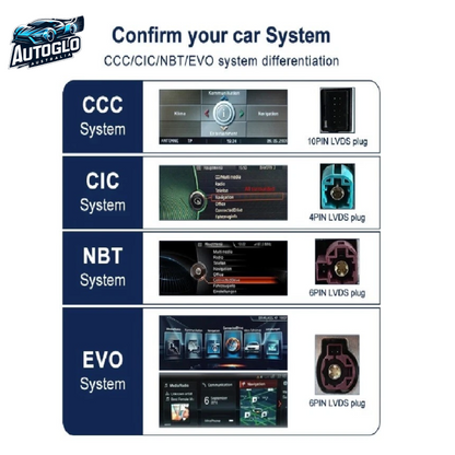 Autoglo Australia BMW 3 Series E90/91 5 Series E61/61 12.3" XL FHD Carplay Android Stereo BT CIC