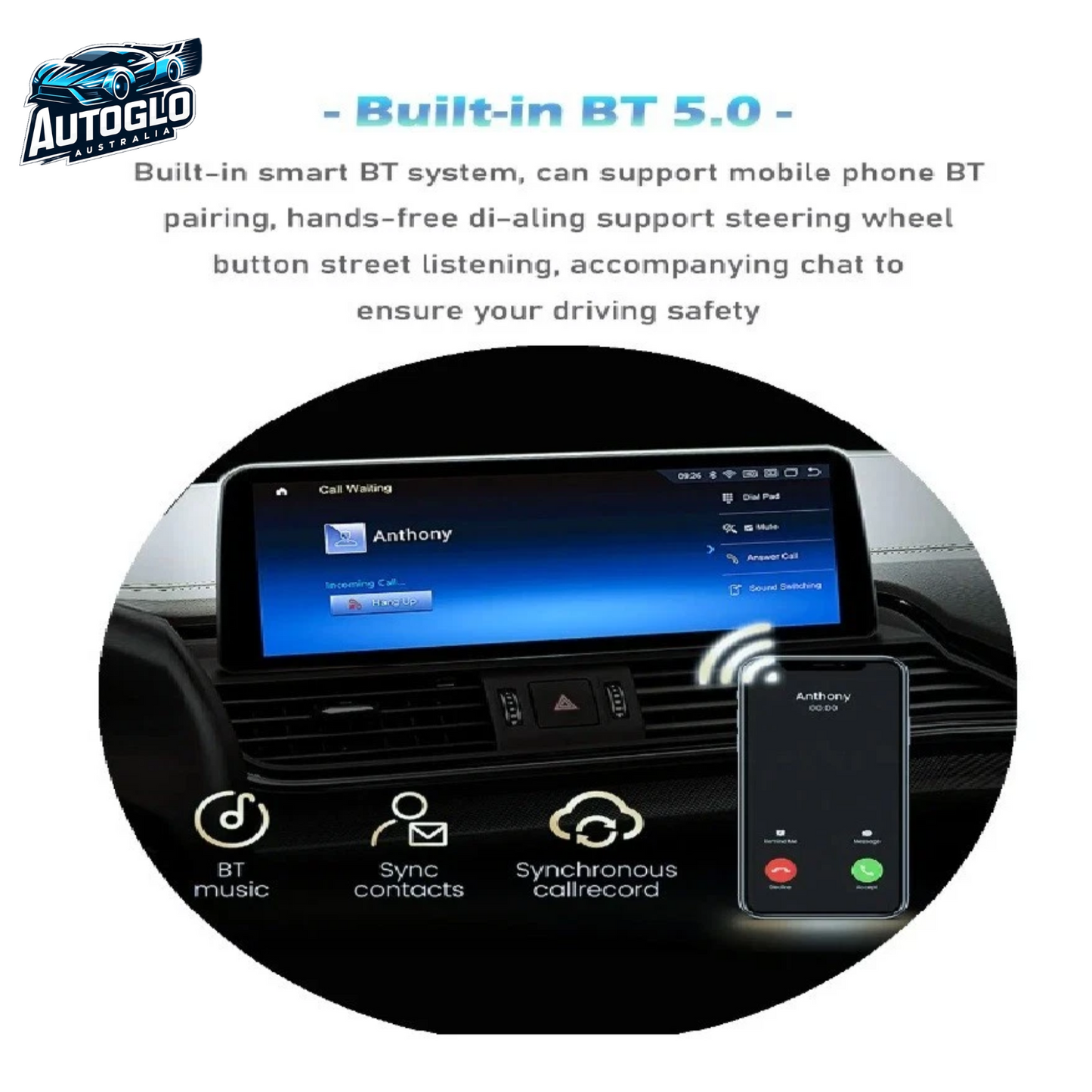 Autoglo Australia BMW X1 E84 12.3" XL FHD Carplay Android BT GPS 4G Auto Stereo (NBT)