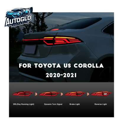 Autoglo Australia Taillights Fit/For Toyota US Corolla 2020-2024