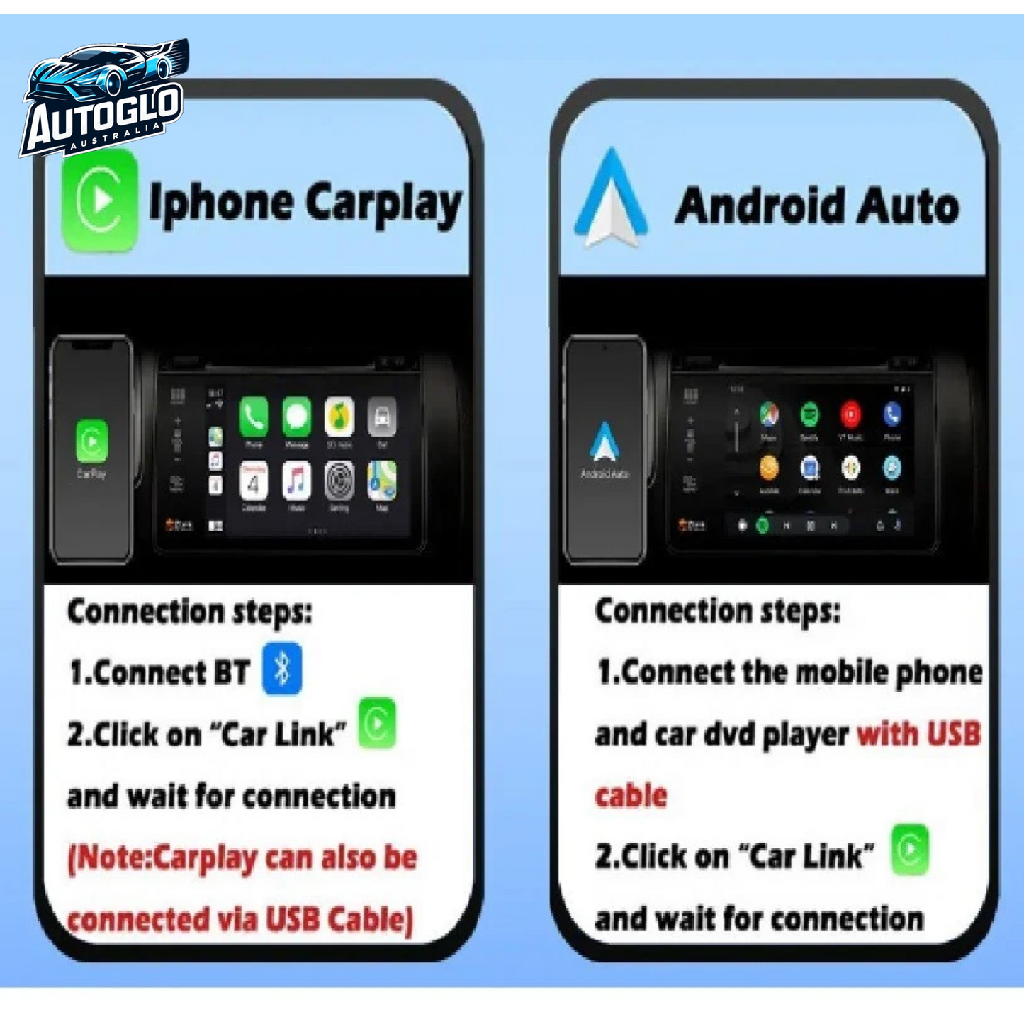 Autoglo Australia BMW X1 E84 12.3" XL FHD Carplay Android BT GPS 4G Auto Stereo (NBT)