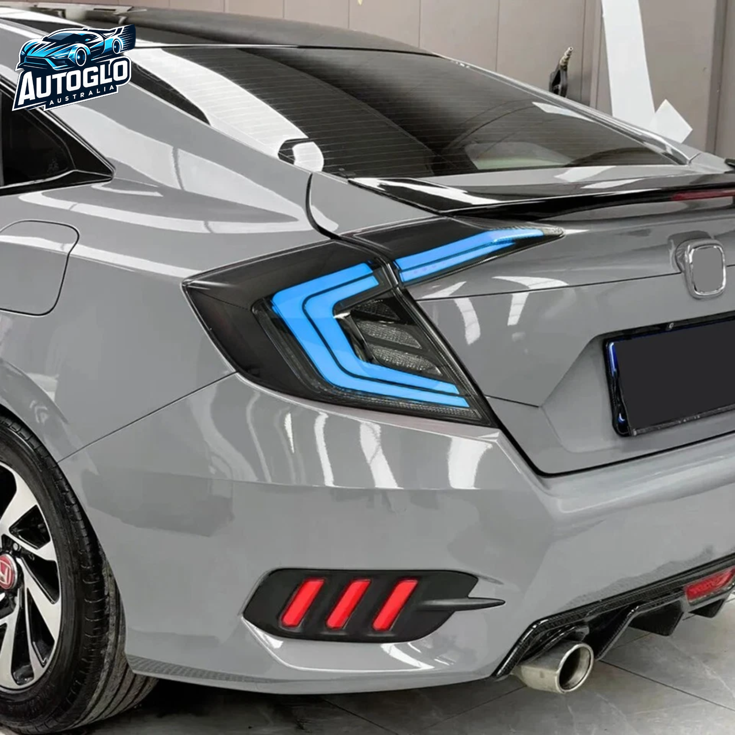 Autoglo Australia Honda Civic 10th Gen RGB Tail Lights 2016–2021